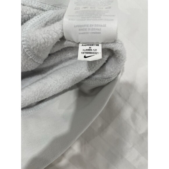Nike All Over Print Hoodie Hooded Sweatshirt Size Medium White Gray - Picture 10 of 10